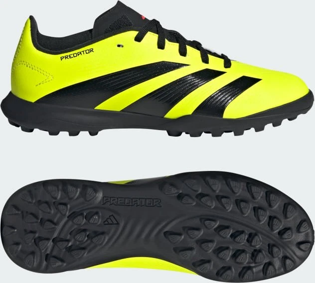 adidas Predator 24 League TF team solar yellow 2/core black/solar red (Junior)