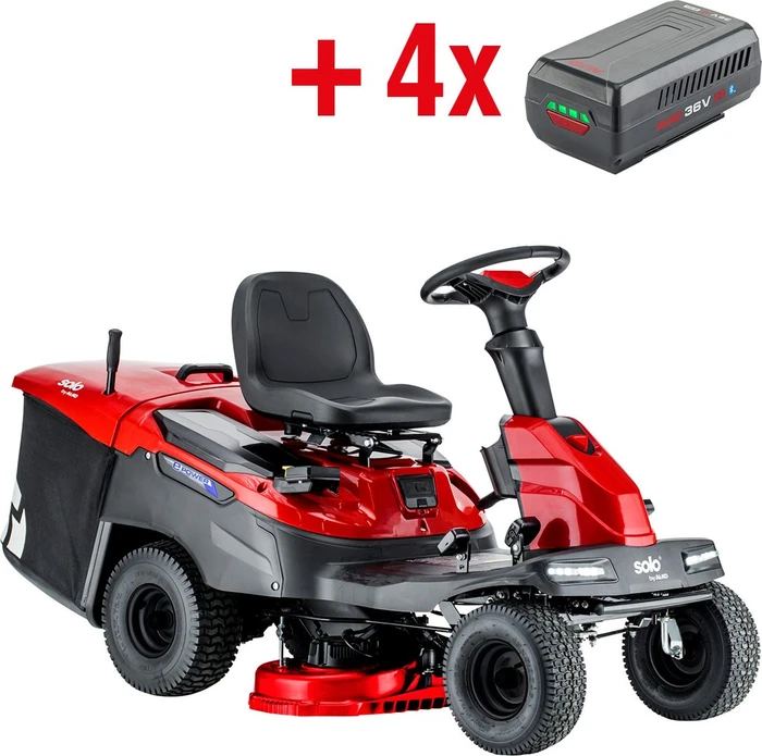 AL-KO Premium Pro Akku-Rider R 74.5 Li 36 V Akku-Rasentraktor inkl. 4 Akkus 8.0Ah