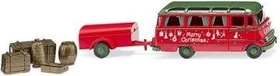 Wiking Panoramabus mit Anhänger MB O 319 Weihnachtsmodell