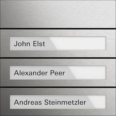 Gira System 106 Ruftastenmodul 3 Teilnehmer, edelstahl