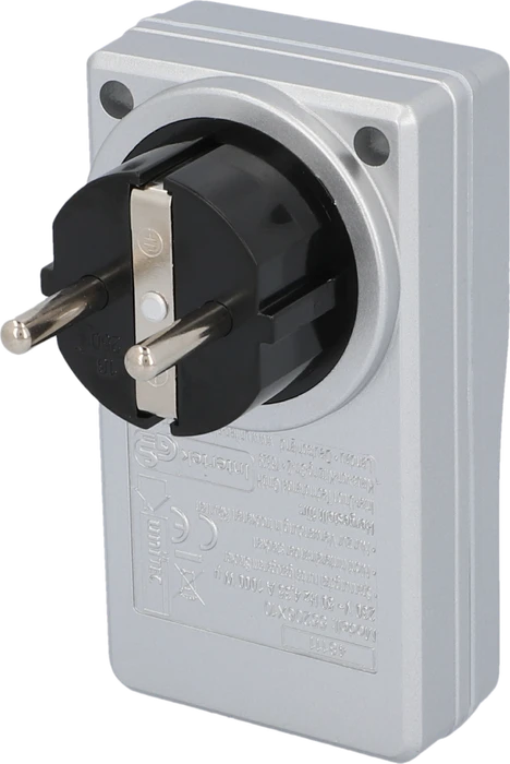 uniTEC 3+1 Micro, Funksteckdose mit Fernbedienung silber, Set