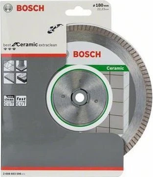 Bosch Professional Best for Ceramic Extraclean Turbo Diamanttrennscheibe, 180x1.6x22.23mm, 1 Stück