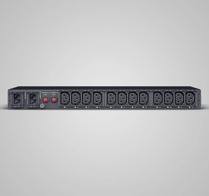 CyberPower Automatic Transfer Switch PDU, 1HE, 12-fach, 10A/240V, 3m