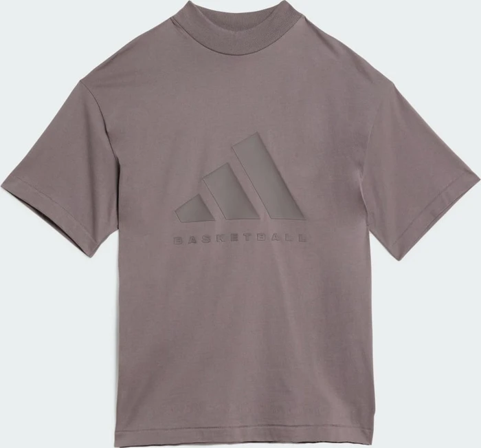 adidas Basketball 001 T-Shirt kurzarm charcoal
