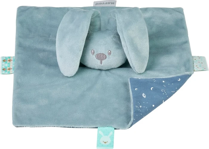 Nattou Kuscheltuch Doudou Kaninchen Lapidou kupfergrün