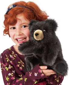 Folkmanis Handpuppe Schwarzbär Baby
