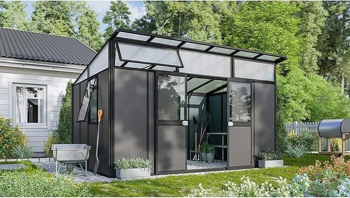 Vitavia Kosmos 7800 Gerätehaus schwarz/anthrazit
