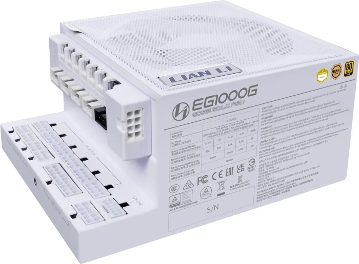 Lian Li EDGE Gold 1000 weiß 1000W, ATX 3.1