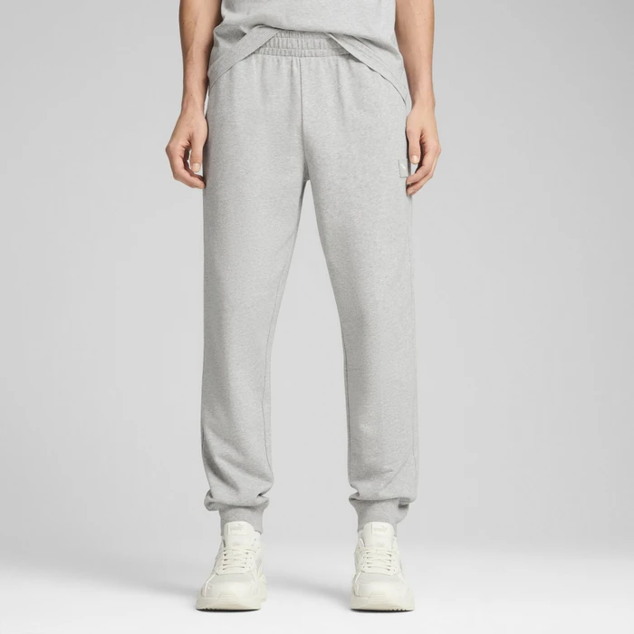 Puma Essentials Elevated Trainingshose lang light grey heather (Herren) (684729-04)