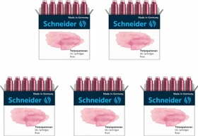 Schneider Pastell Standard-Tintenpatrone rose, 6er-Pack