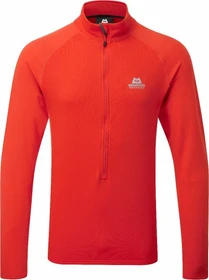 Mountain Equipment Eclipse Zip-T Funktionsshirt langarm cardinal orange (Herren)