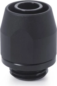 Alphacool HF Anschraubtülle TPV Metall G1/4" auf 12.7/7.6mm schwarz