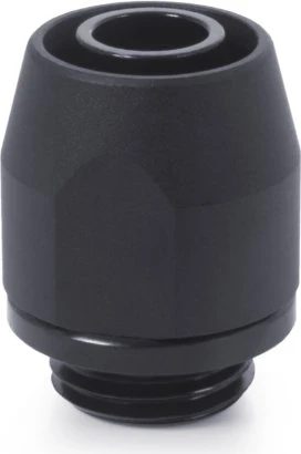 Alphacool HF Anschraubtülle TPV Metall G1/4" auf 12.7/7.6mm schwarz