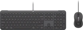 Logitech MK620 Signature Slim Wired Combo for Business Graphite, USB-C, IT