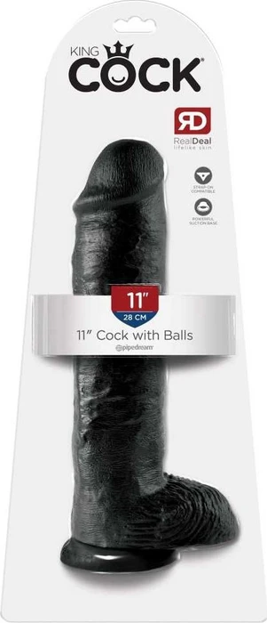 Pipedream King Cock 11" Cock with Balls PD5510