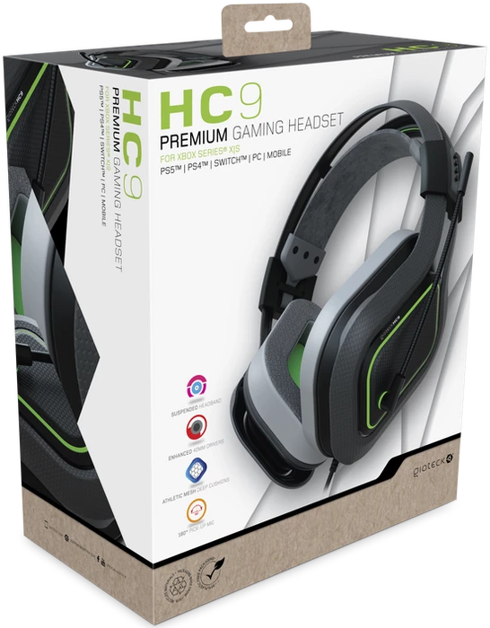 Gioteck HC9 grau/grün