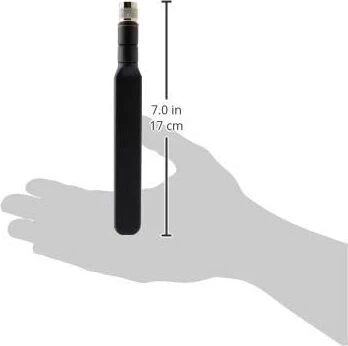 Cisco Aironet Dual Band Antenne, 5GHz/2.4GHz, 2-4dBi, RP-TNC, omnidirektional, schwarz