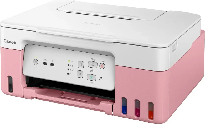 Canon PIXMA G3430 weiß/rosa, Tinte, mehrfarbig