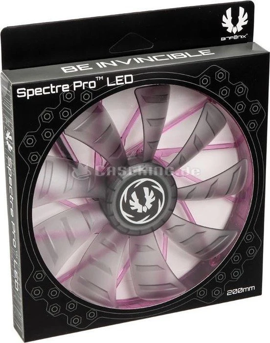 BitFenix Spectre Pro LED schwarz/violett, 200mm