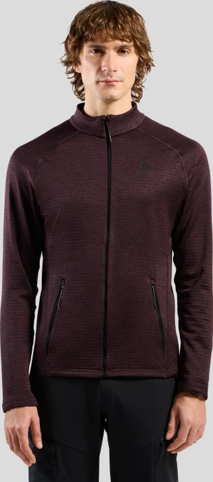 Odlo Tencia Mid Layer Jacke fudge melange (Herren)