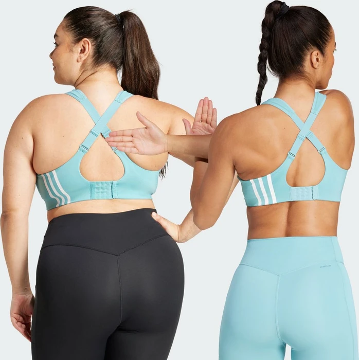 adidas TLRD Impact Training High Support Sport-BH mint ton (Damen)