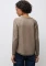 Street One Soft Melange Shirt langarm silk brown mel. (Damen) Vorschaubild