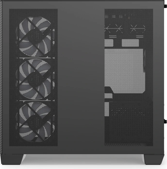 Sharkoon Steel Shark Black, Glasfenster