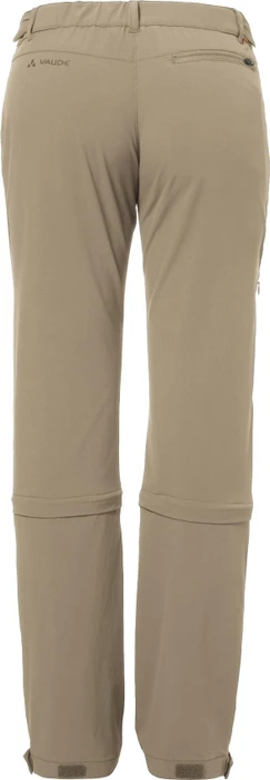 Vaude Farley Stretch Capri T-Zip II Zip-Off Hose lang muddy (Damen)