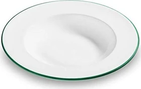 Gmundner Keramik Grüner Rand Suppenteller 24cm