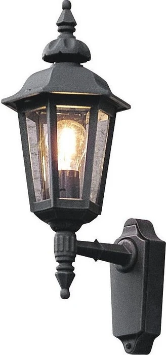 Konstsmide Pallas E27 18cm Wandleuchte 1-flammig schwarz