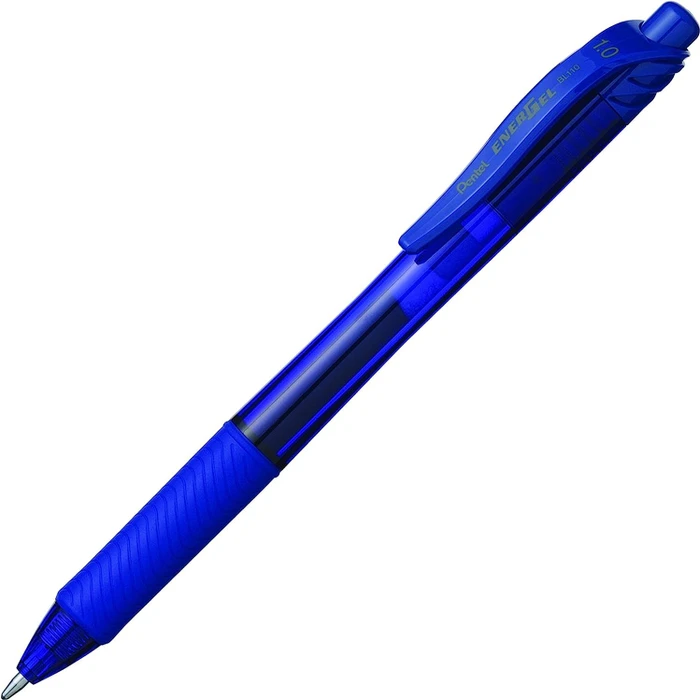 Pentel EnerGel X BL110 1.0mm/0.5mm Gelroller blau/transparent, 12er-Pack