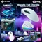 Attack Shark V3 PRO Tri-mode Wireless Gaming Mouse mit Ladestation, weiß, USB/Bluetooth Vorschaubild