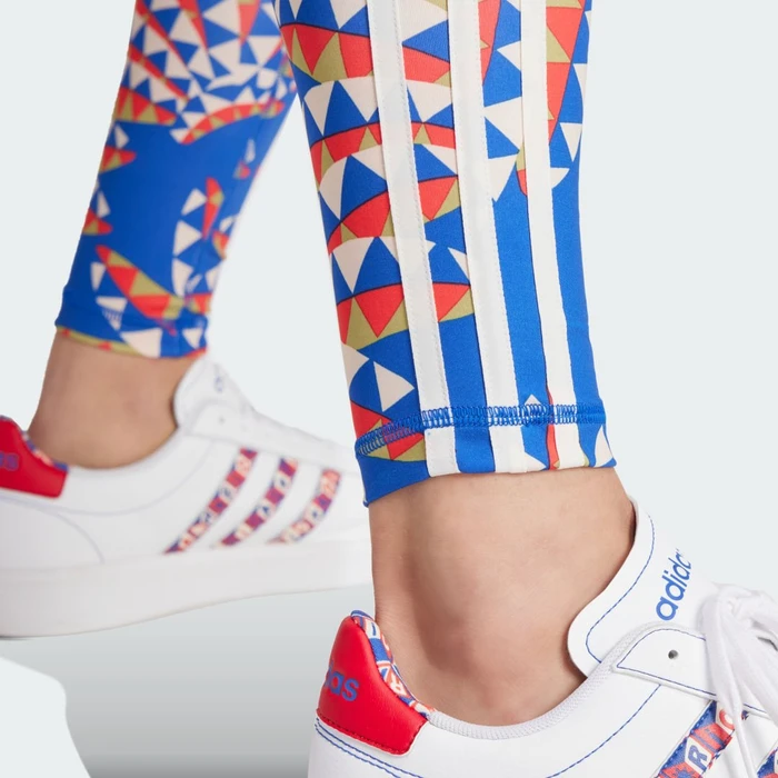 adidas x FARM Rio Hose 7/8 bold blue/bliss orange (Damen)