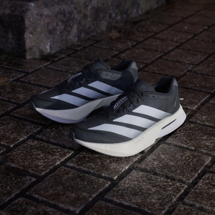 adidas Adizero Boston 13 core black/cloud white/grey five (Damen)