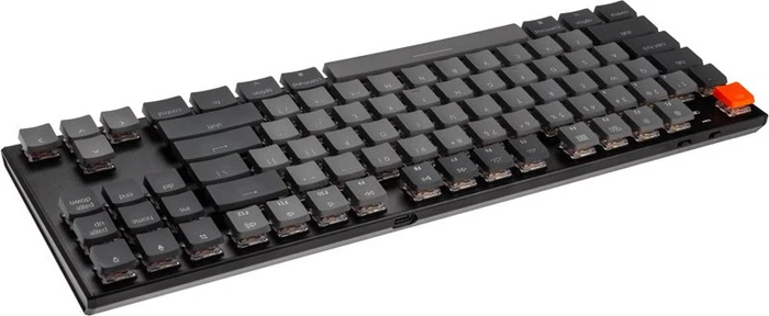 Keychron K1 V4, 80% TKL, LEDs weiß, schwarz, Gateron LOW PROFILE RED, USB/Bluetooth, US