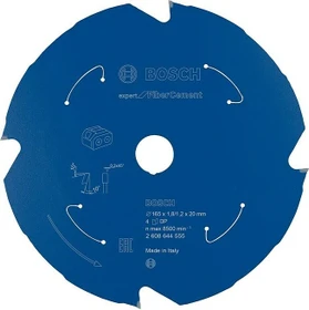 Bosch Professional Expert for Fiber Cement Kreissägeblatt 4Z, 165x1.2x20mm, 1 Stück
