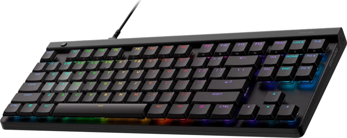 Logitech G515 Rapid TKL, schwarz, LEDs RGB, Low Profile Magnetic Analog, USB, DE