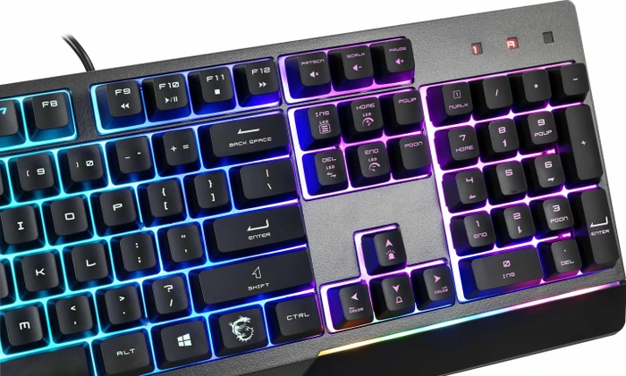 MSI Vigor GK30, LEDs RGB, USB, US