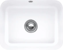 Villeroy & Boch Cisterna 60C Unterbau Becken mittig mit Ablauffernbedienung stone white