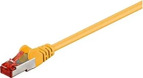 goobay Patchkabel, Cat6, S/FTP, RJ-45/RJ-45, 50m, gelb