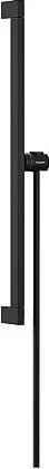 Hansgrohe Unica Brausestange E Puro 65cm mit Easy Slide Handbrausehalter und Isiflex Brauseschlauch 160cm mattschwarz
