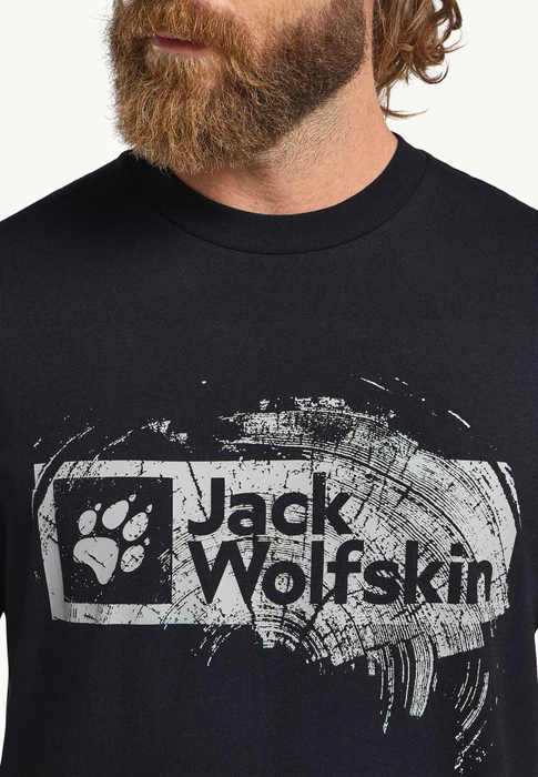 Jack Wolfskin Brand T-Shirt kurzarm wood dark navy (Herren)