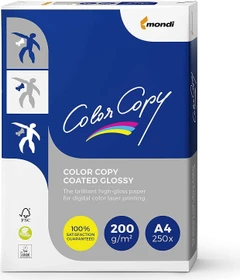 Mondi Color Copy Coated Glossy Laserpapier hochglänzend weiß, A4, 200g/m², 250 Blatt