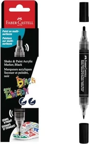 Faber-Castell Shake & Paint Acryl Marker Black Edition schwarz