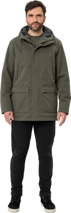 Vaude Manukau II Funktionsmantel black/khaki (Herren)