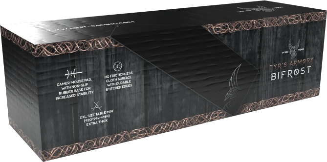 L33T-Gaming Bifrost XXL Gaming Mauspad, 920x294mm, schwarz/weiß