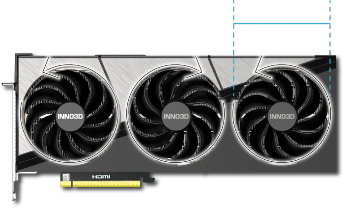 INNO3D GeForce RTX 5090 X3 OC, 32GB GDDR7, HDMI, 3x DP