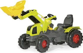 rolly toys rollyFarmtrac Claas Axos 340 Trettraktor mit Frontlader grün