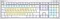LogicKeyboard ALBA Dyslexie Keyboard Mac, USB, UK Vorschaubild