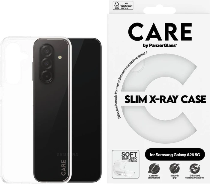 PanzerGlass Care Fashionable Case Transparent X-Ray Soft Basic für Samsung Galaxy A26 5G